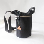 サコッシュ / hemp cotton pocket sacoche /ブラック