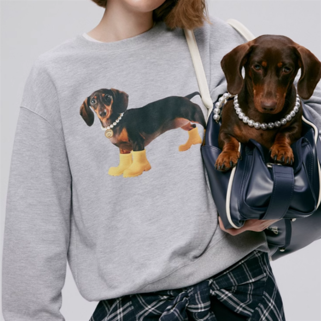 ドッグプリントスウェット　10940