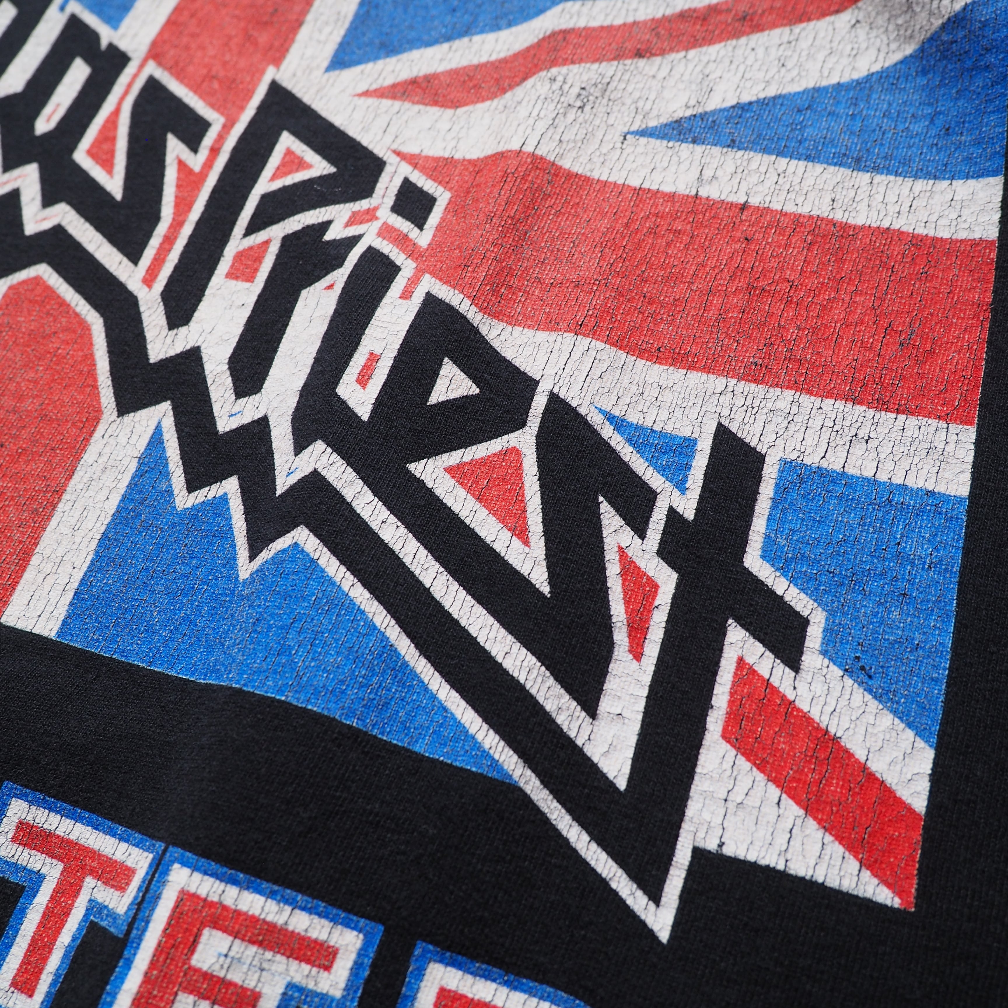 2005s ” Judas priest ” World tour graphic printed Black loose Tee