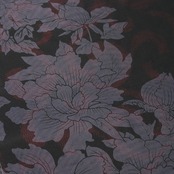 型染め正絹着物「牡丹」　[A1795]