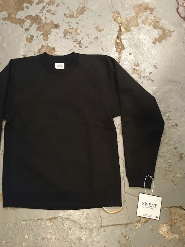 WASEW "TOUGH BRAIDED SWEAT SHIRT" Black Color