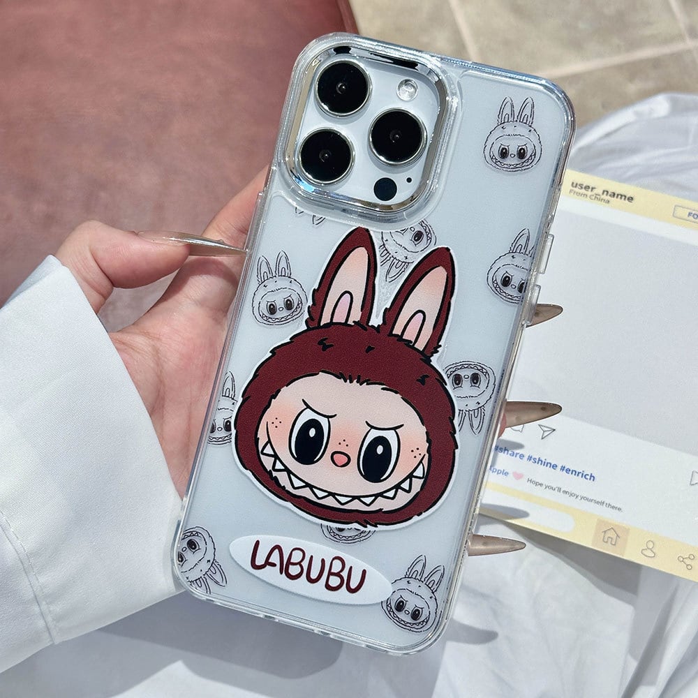 【透明ケース】可愛い おしゃれ labubu ラブブ iPhone16 / 17ProMax ケース 耐衝撃 落下防止 カジュアル お揃い ギフト