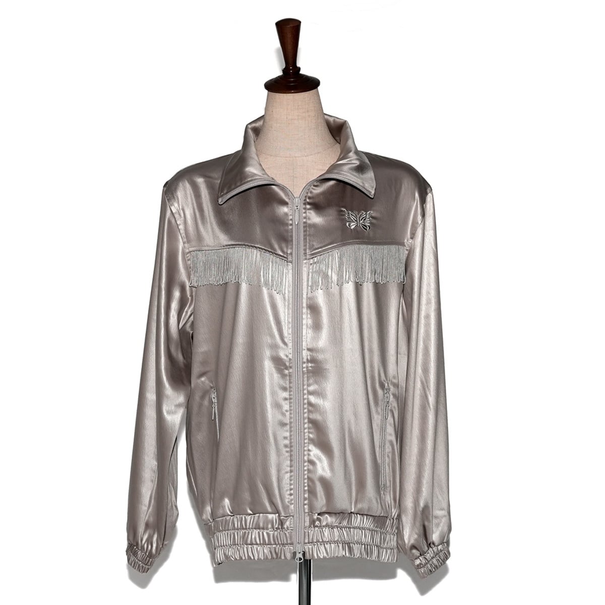 needles FRINGE TRACK JACKET POLY SATEEN | www.innoveering.net