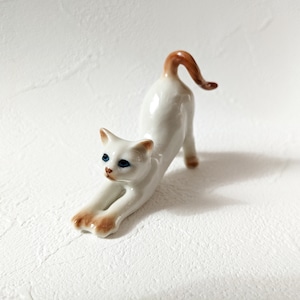 【ミニチュア陶器】 Cat~pointed~stretch