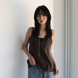 sereine lace camisole / brown