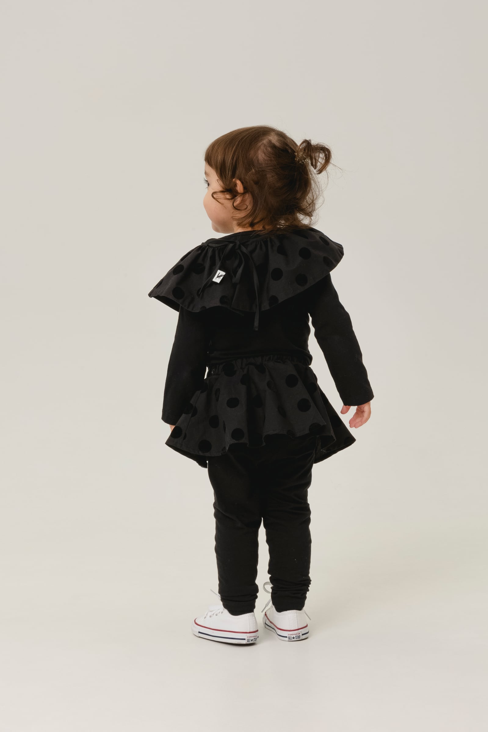 【25AW】wolf&rita(ウルフアンドリタ)ANINHA DUNKLE(6-12m/12-18m/18-24m)パンツ レギンス ベビー ブラック ドット