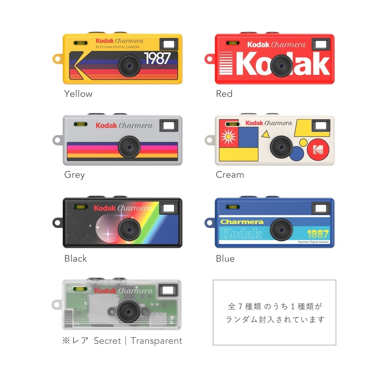 KODAK CHARMERA キーチェーン デジタルカメラ（シングルパック）※お