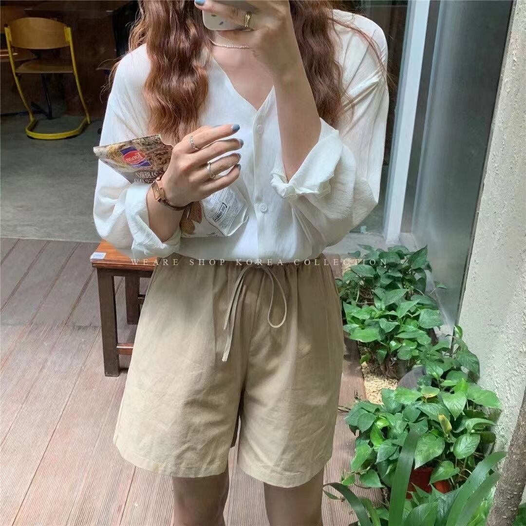 Vネックブラウス　AJ2205-684