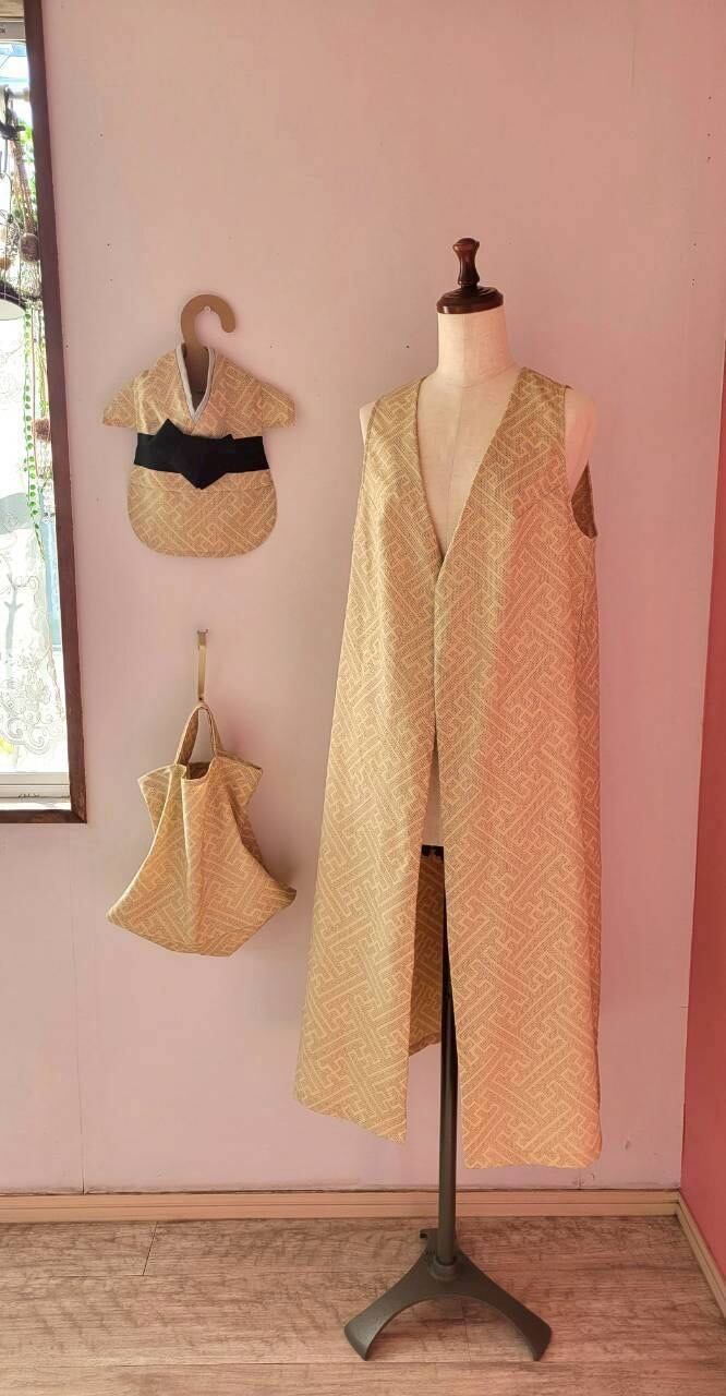 着物でおそろ【手さげバッグ】