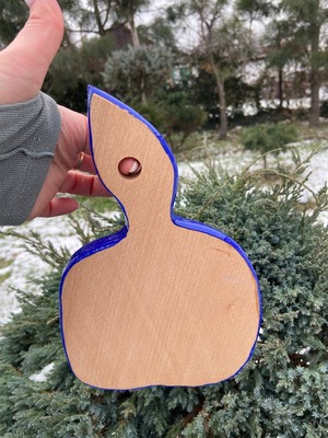 ペトリキウカ塗り　木製ボード　ティモシェンコ作　アップル