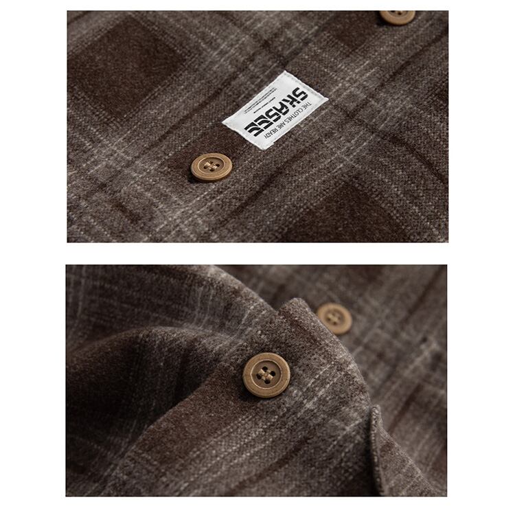 ★THICK BRUSHED CHECK SHIRT　　　32254