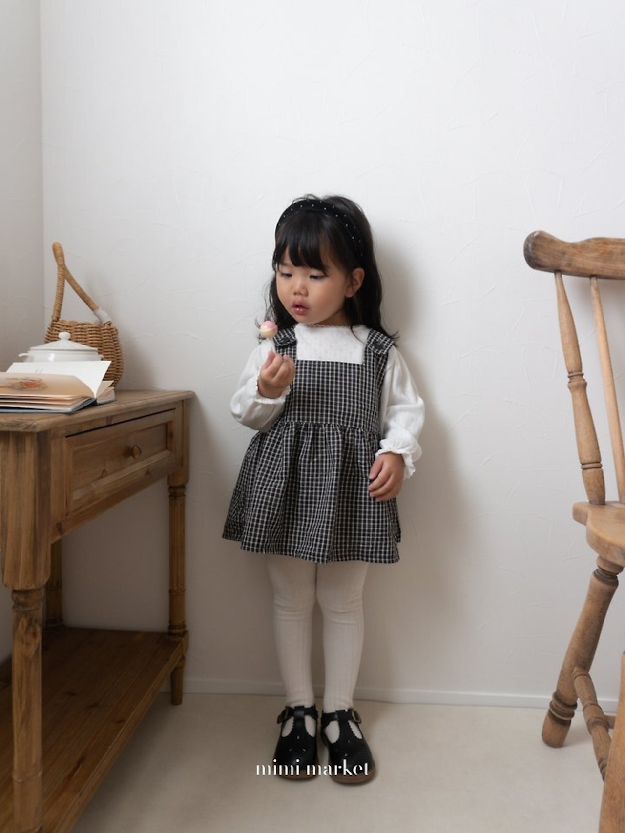 韓国子供服 / mimimarket / 26Autumn / トションアイボリーT / 秋服 *S~L *