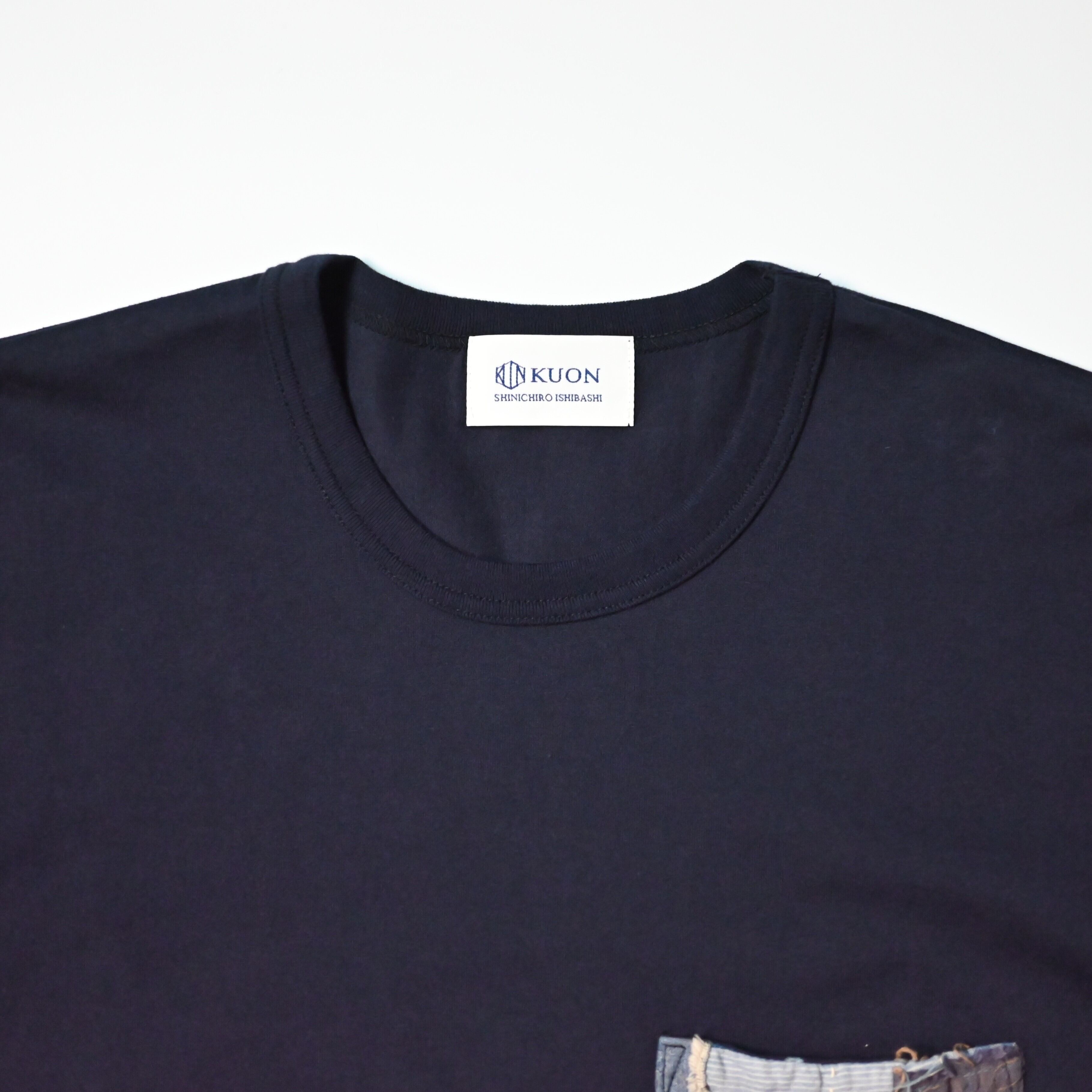 KUON / Boro Trimmed Pocket Tee | GANKO