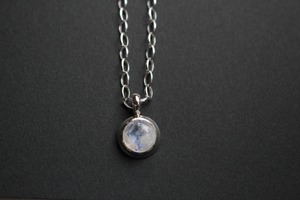 blue echo / blue moon stone necklace