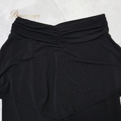 社交ダンス 衣装 Chacott チャコット ボトムス パンツ ズボン レッスンウェア ブラック系 練習 レッスン 黒 飾り 伸縮 ストレッチ シンプル おしゃれ ダンス衣装 イベント ステージ パーティー レディース 長ズボン