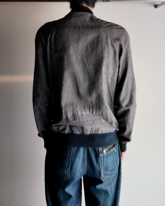 【3.1 Pillip Lim】linen stripe bomber blouson