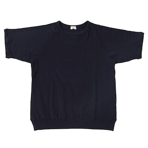 ※アウトレット品 Women's 裏毛半袖ｽｳｪｯﾄｼｬﾂ Navy 0サイズ №53