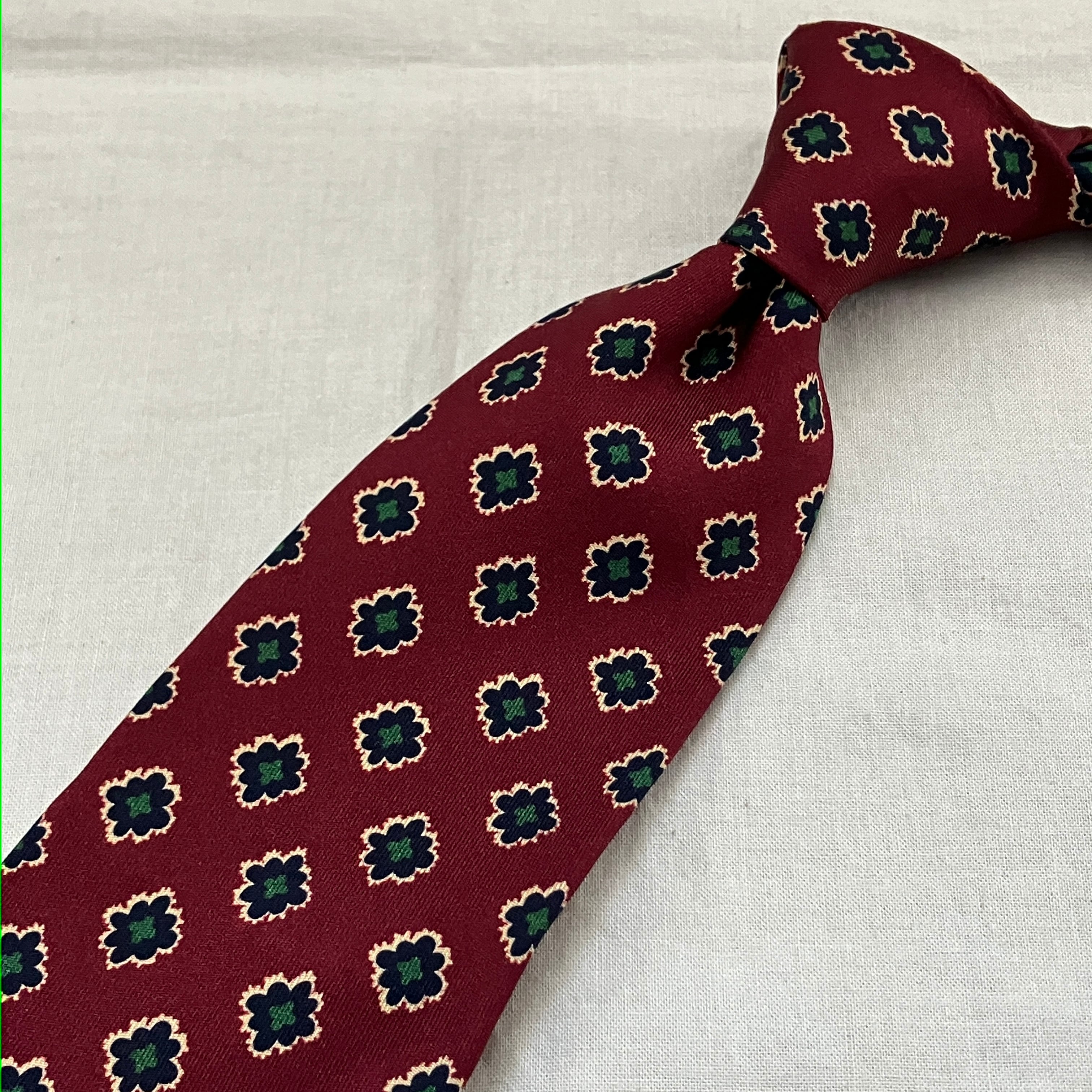 FRANCO BASSI SILK PRINT TIE | safarionline