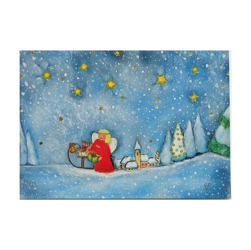 クリスマスポストカード　HANNELORE VIER  LAG-2065