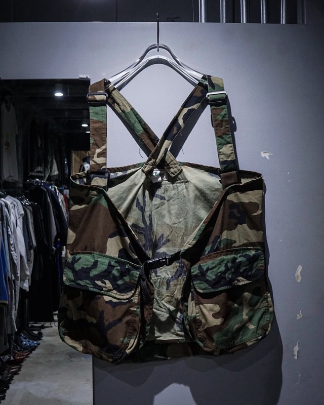 【add (C) vintage】80's〜90's "L.L.Bean" Woodland Camouflage Pattern Vintage Game Vest