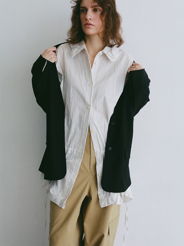 ETRE TOKYO バルーンハムデザインシャツ