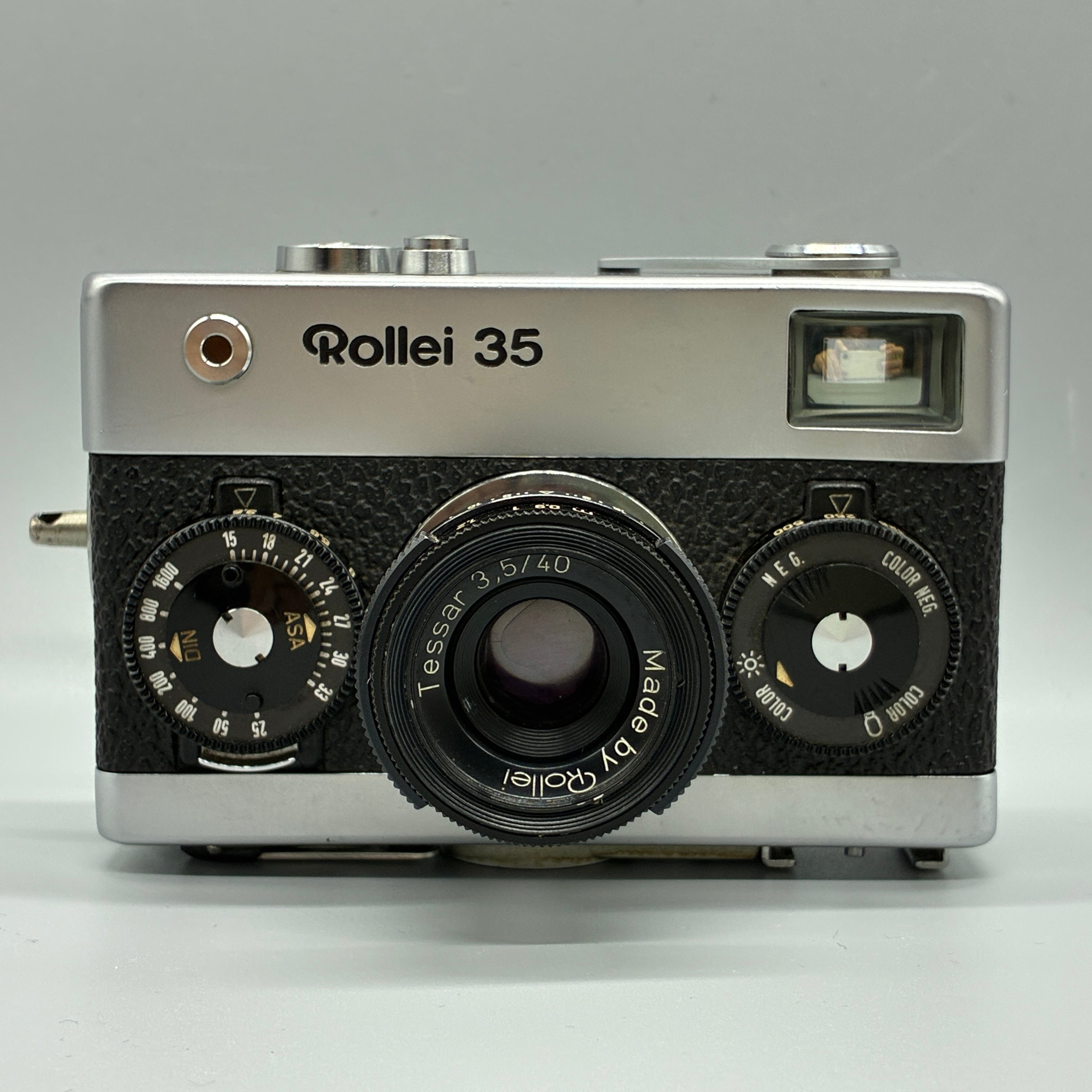 撮影確認済】Rollei 35 Tessar 40mm F3.5 シンガポール製 露出計不動