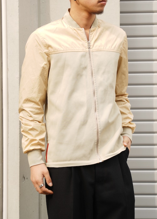 00's PRADA SPORT switching nylon zip up jacket