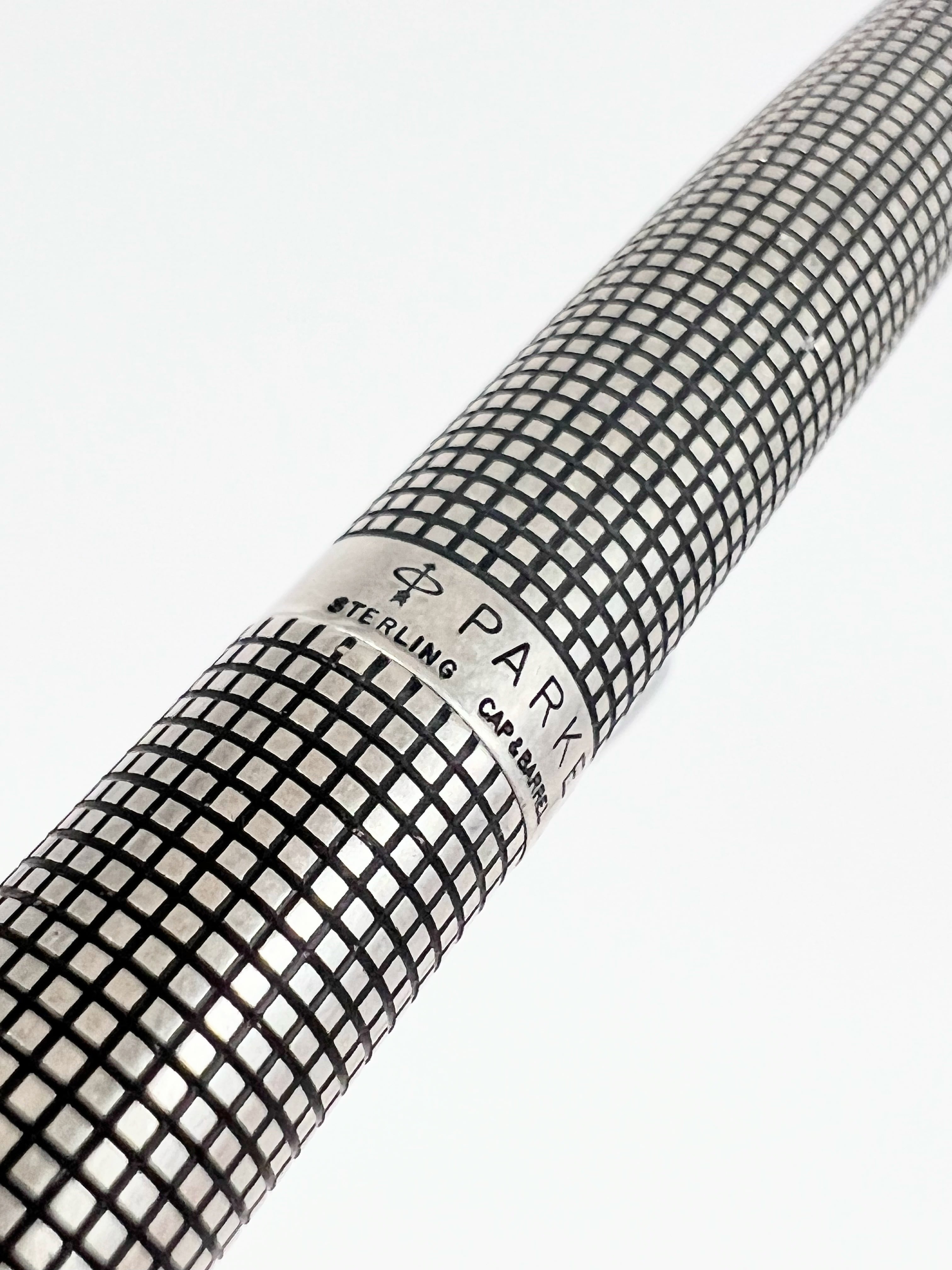 70s パーカー 75 PARKER 75 Crosshatch grid （極細字） 14K 02781