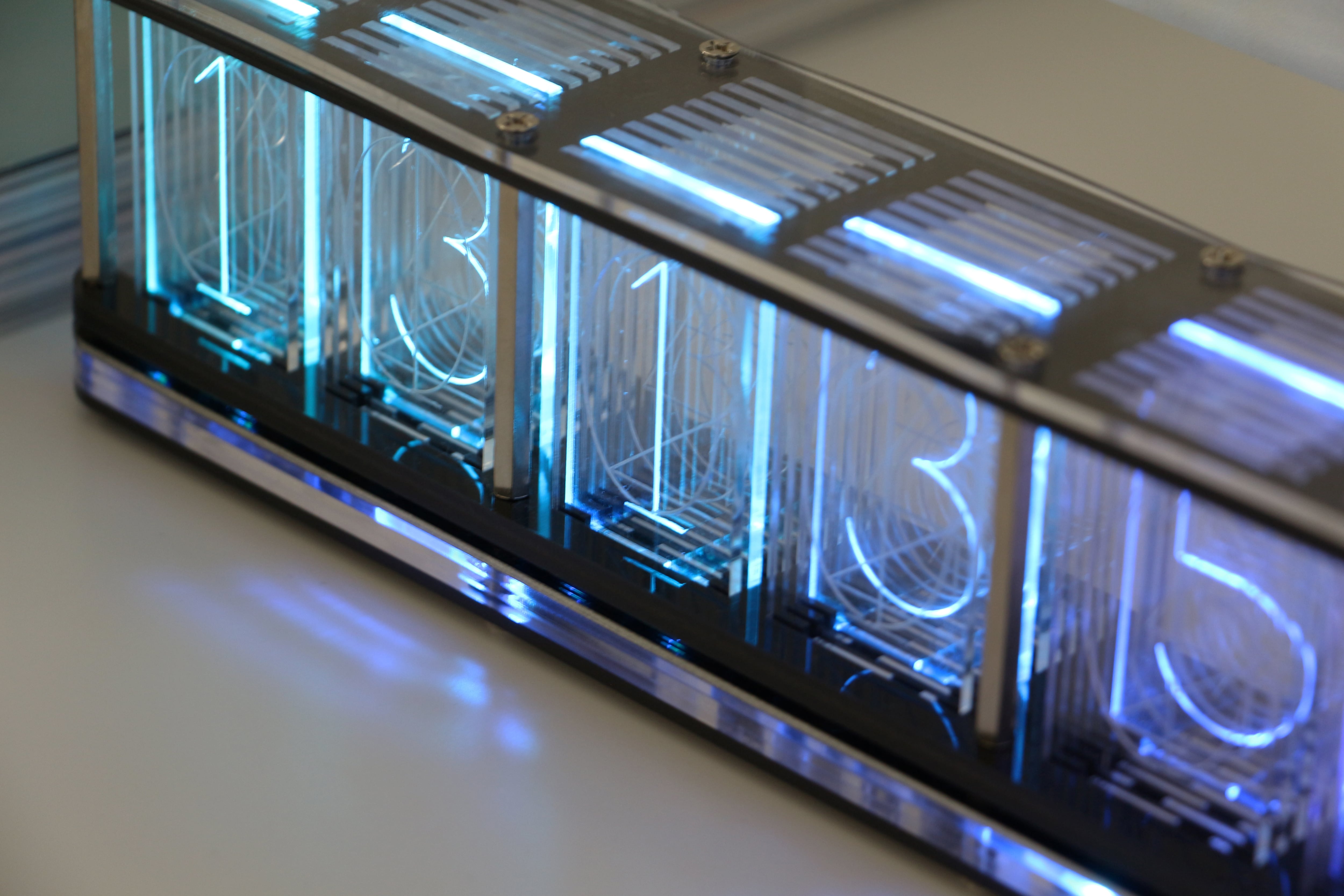 RGB TUBE CLOCK | docketstore