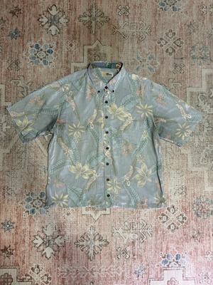 reyn spooner / Hawaiian pattern shirts / rayon shirts / REMAKE