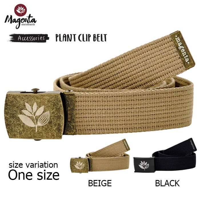MAGENTA マゼンタ ベルト ガチャベルト バックル スケボー PLANT CLIP
