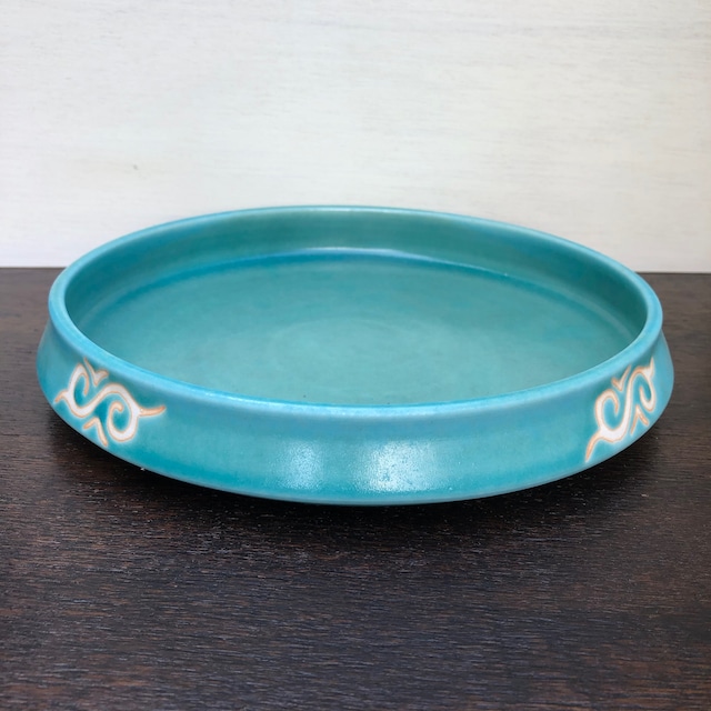 緑釉舟形鉢