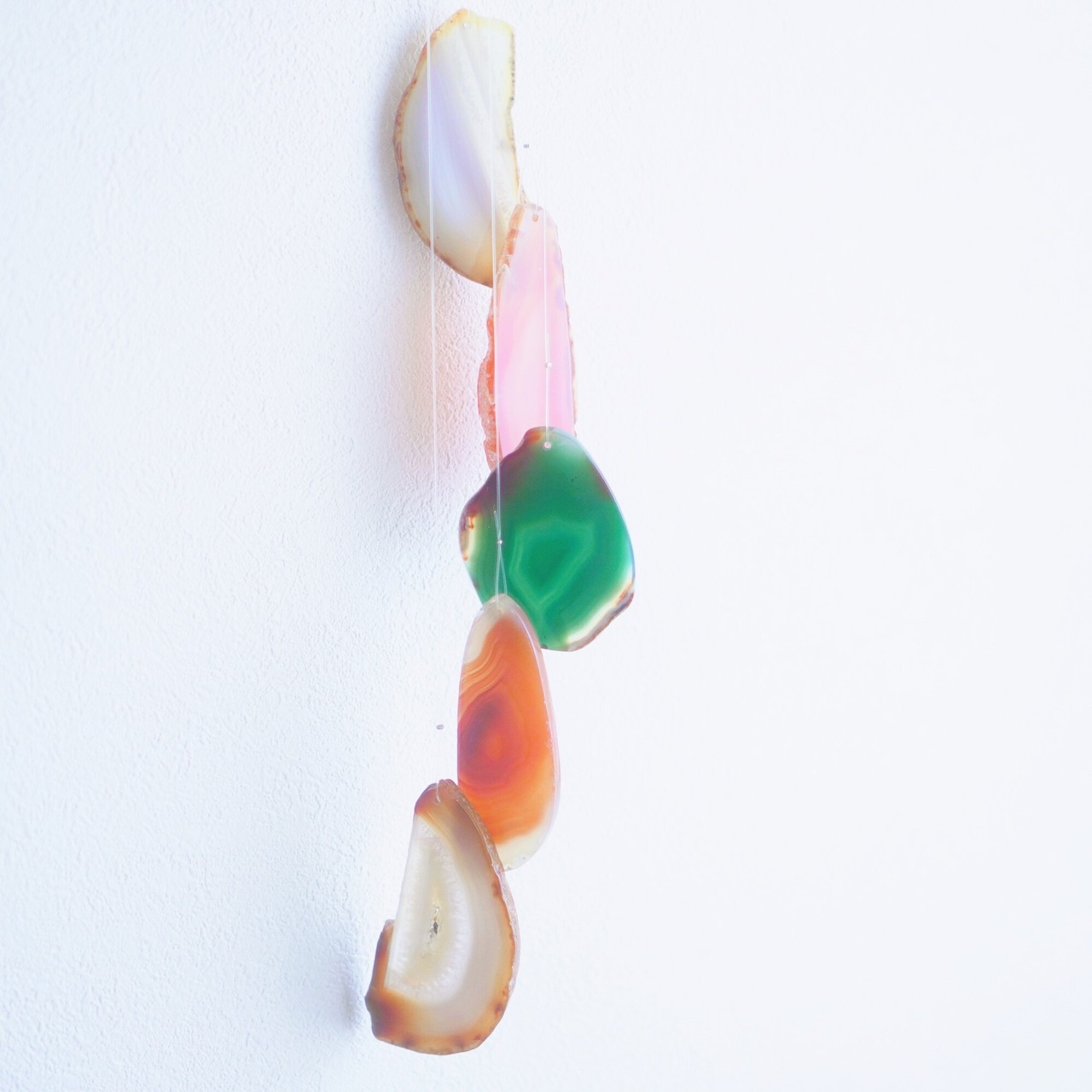 Mont Blanc 02 - アゲートヒーリングチャイム / Agate Sun Catcher Wind Chime 341