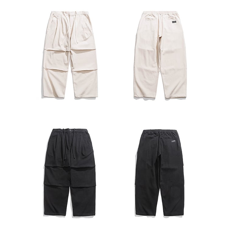 ★LOOSE WIDE LEG CASUAL PANTS　　　A0457