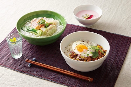 櫛目　麺鉢　19cm 【全3色】 kushime　和食器　陶磁器
