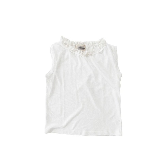 【LONGLIVETHEQUEEN】 tanktop / white