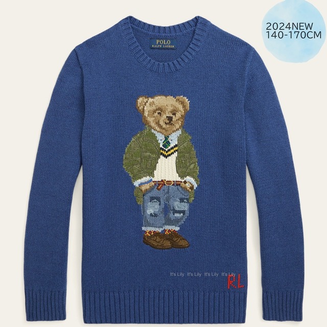 予約販売　Boys 8-20T　Polo Bear Sweater
