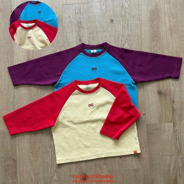 韓国子供服 / 26Autumn / cantuccistudio / スリンキーTシャツ / 秋服 *XS~JS*