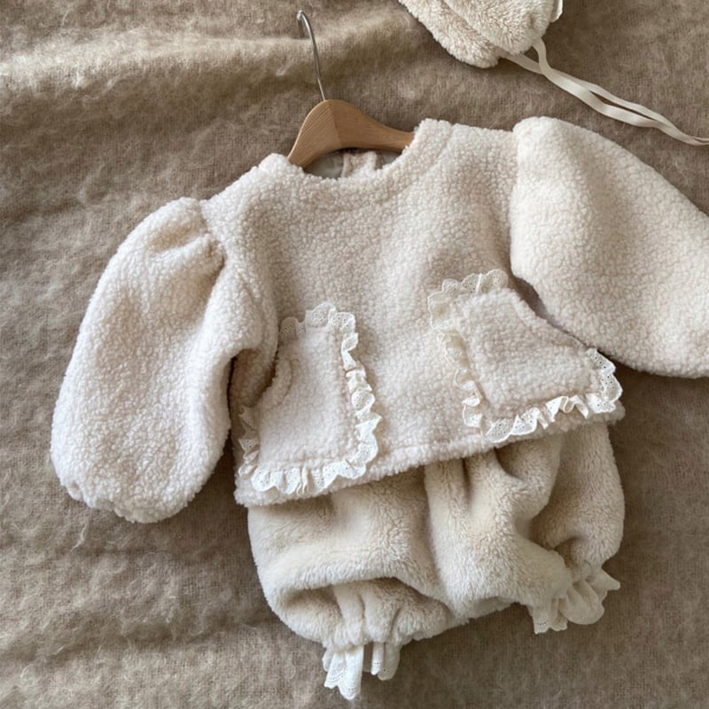 【BABY】もこもこ厚手トップス