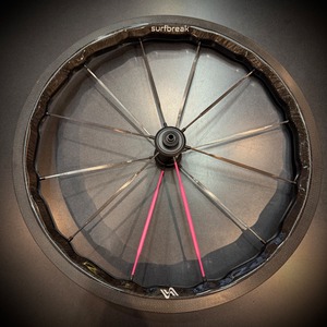 SMC Surfbreak 16 inch 349 Carbon Spokes Wheels Waves Rim for Brompton 7-speed