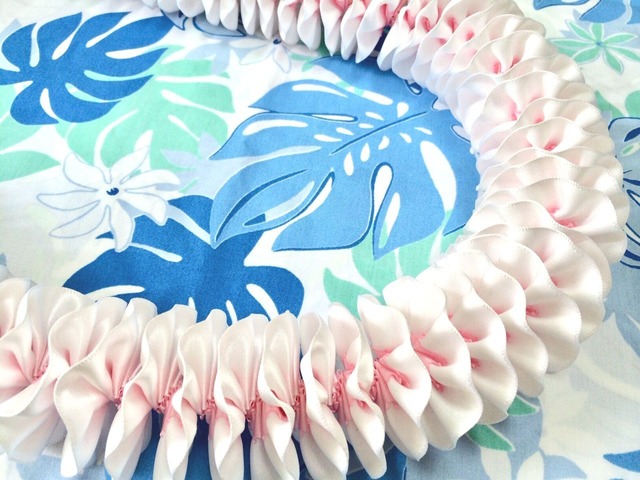 （レシピなし）【プルメリアレイ　キット】ハワイアンリボンレイ