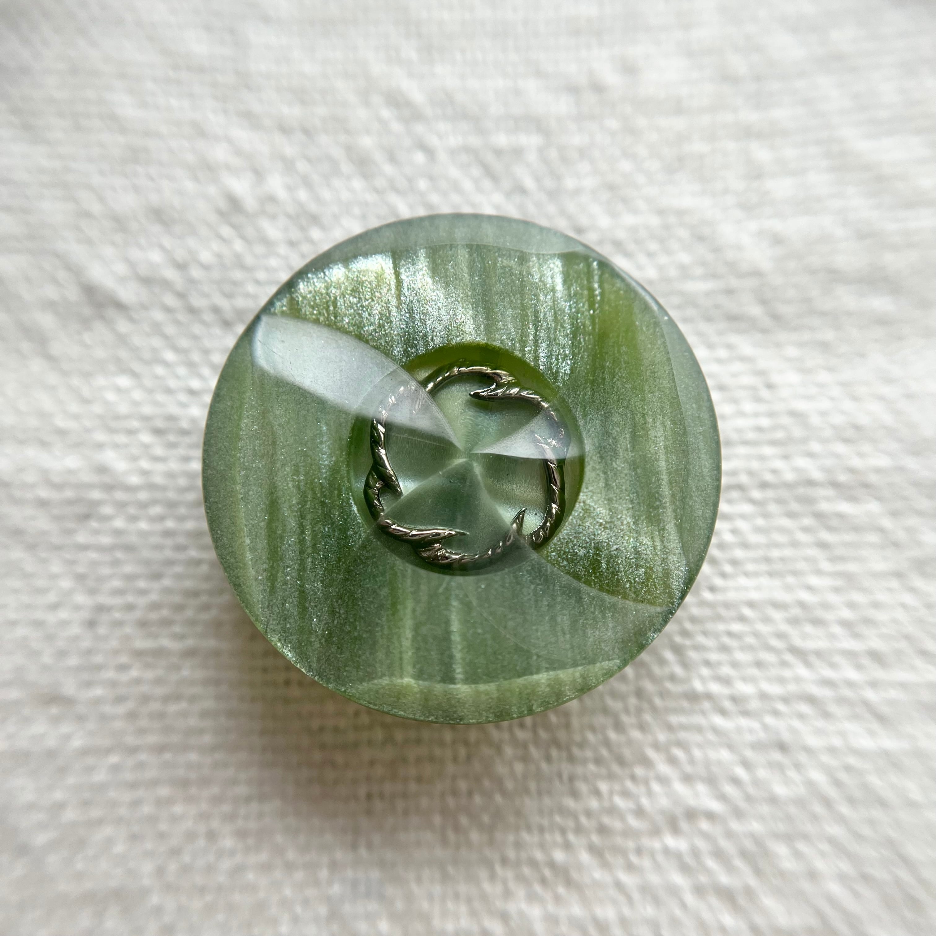 シルバーフラワー×シャイニーライトグリーン 23㎜