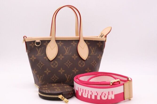 LOUIS VUITTON ルイヴィトン モノグラム ネヴァーフル BB ローズ 