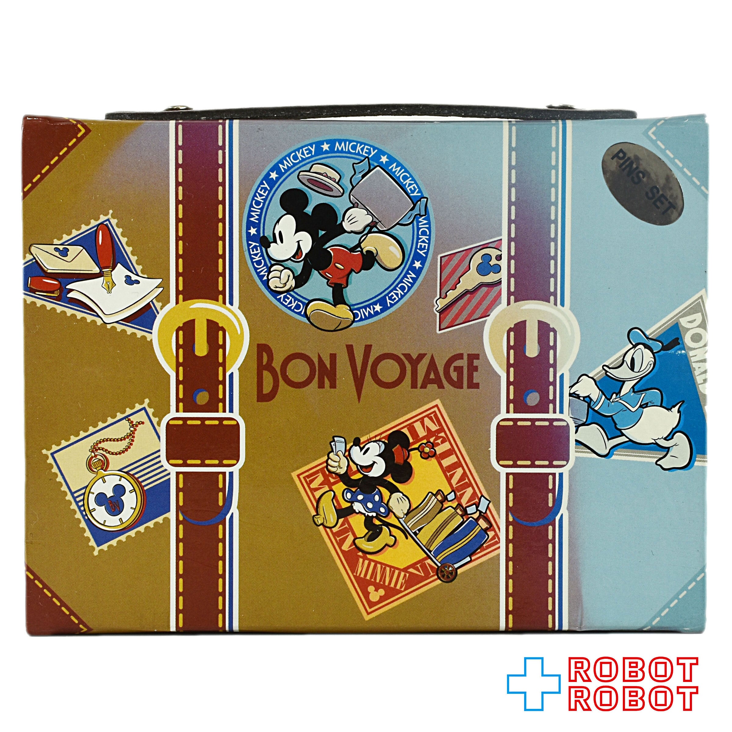ディズニー TDR ボンボヤージュ トラベルバッグ型ボックス入り ピンズ