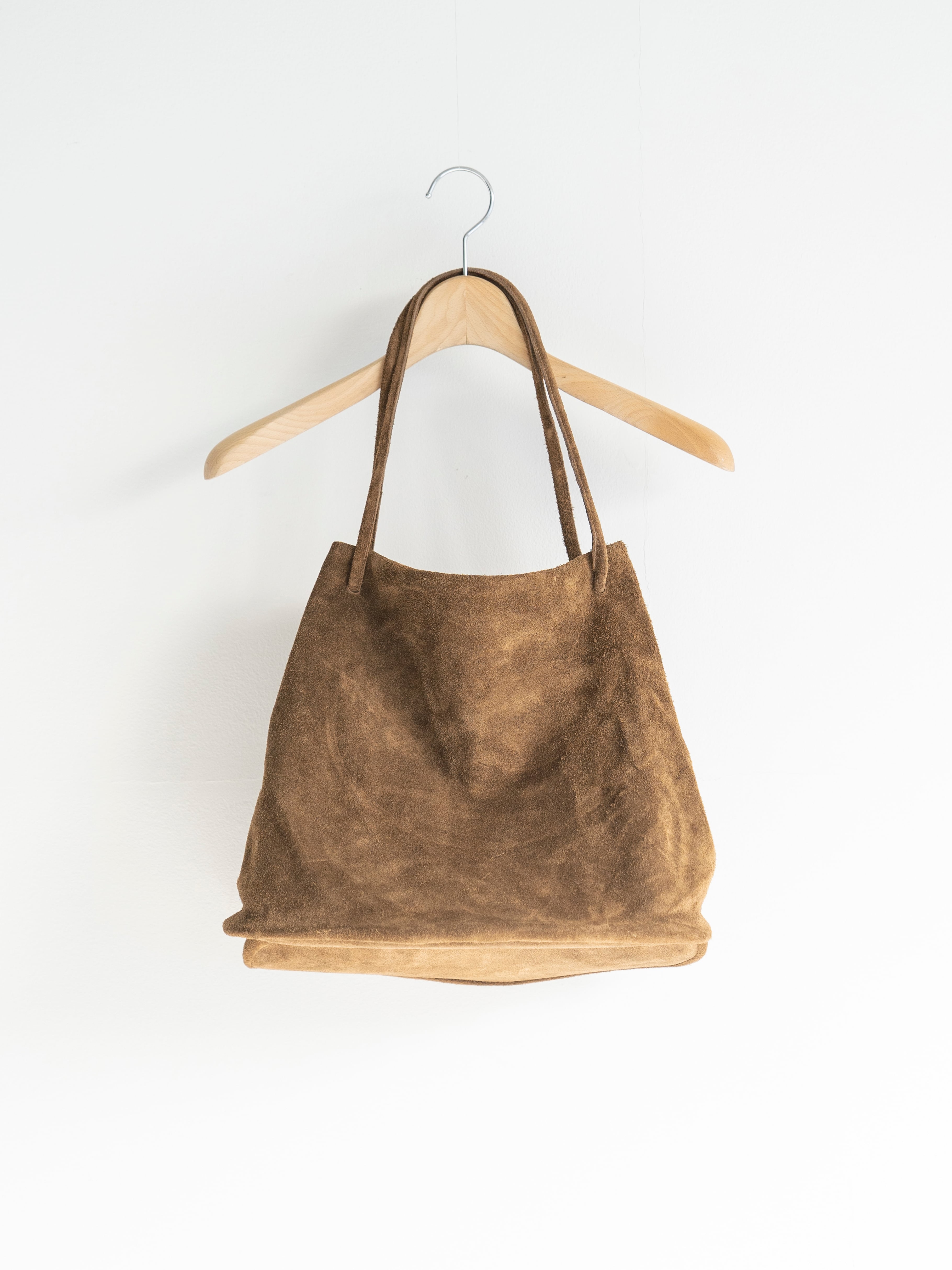 GABRIELA COLL GARMENTS HOOF BAG BROWN SUEDE S2-17 | BEST PACKING STORE