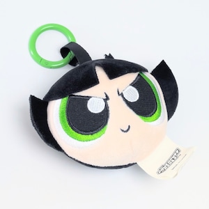 【 The Powerpuff Girls ( パワーパフガールズ ) 】Face Plush KeyHolder / フェイスぬいぐるみ キーホルダー / マスコット 〚アメリカン雑貨 アメトイ〛