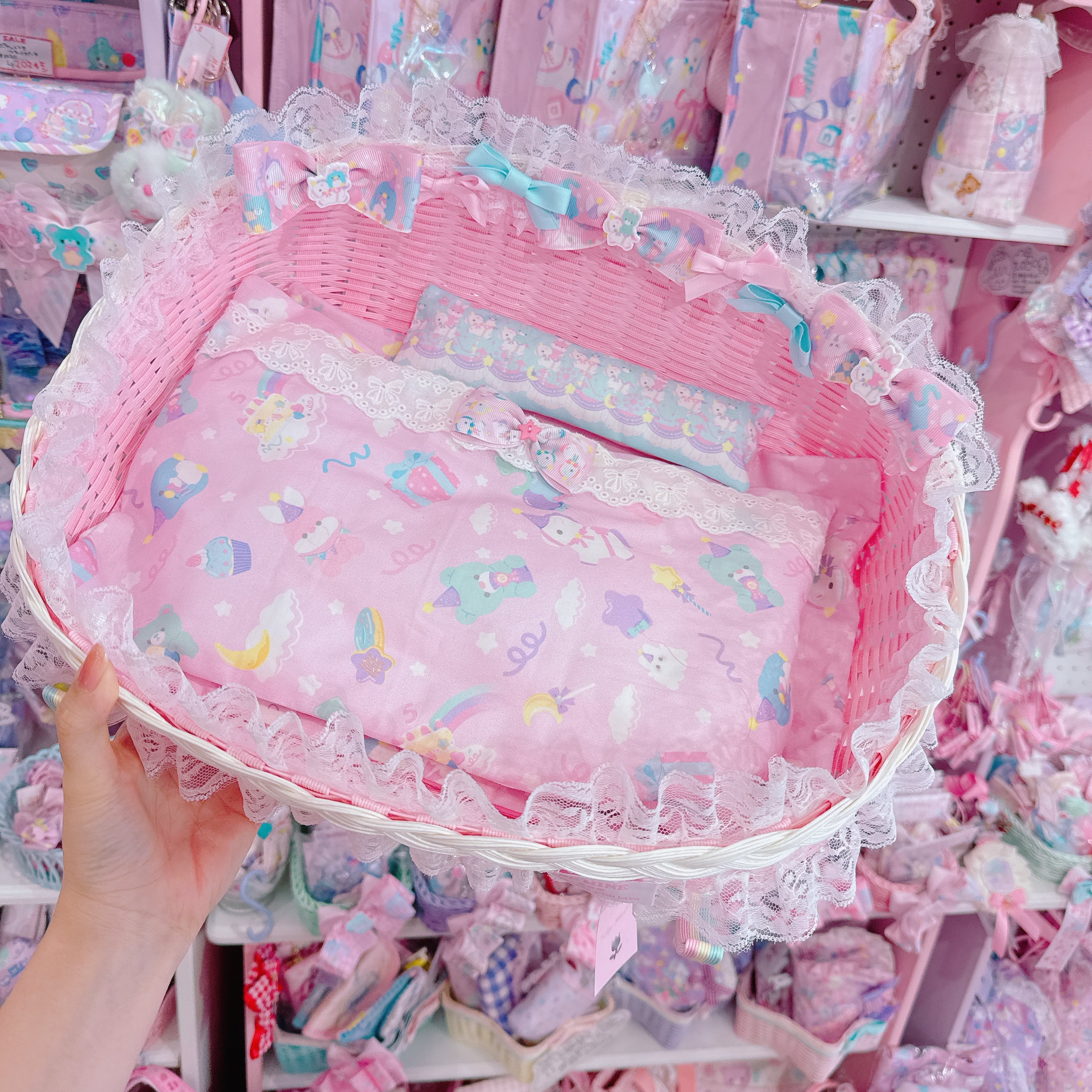 【M5】14-1ドール用BIGゆりかご(20cm前後サイズ2体分)