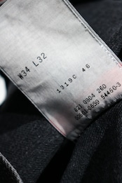 Levis 501 black denim pants