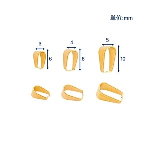 【B627】SUS304 バチカン　ゴールド　4個