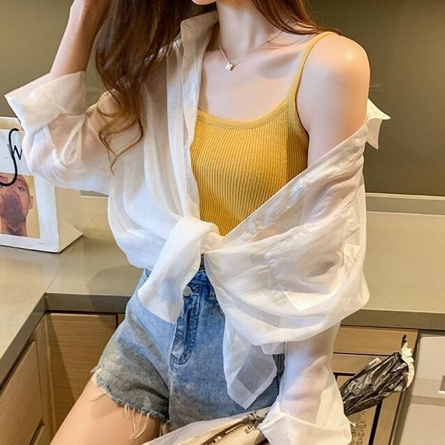 トップス レディース シャツ ブラウス S M L XL 袖あり 長袖 シースルー 透け感 フレア ワイド Aライン かわいい 大人可愛い きれいめ シンプル カジュアル 上品 お洒落 レトロ 大人女子 ラブリー キュート ガーリー ルーズ 個性的 クール モード系 エレガント 抜け感 春 夏 秋 冬 10代 20代 30代 40代 学生 デート お出かけ 女子会 休日 着回し 普段使い 韓国系 ファッション コーデ 楽ちん モテ 定番 シアー 送料無料